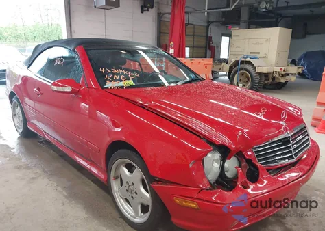 2001 Mercedes-Benz Clk 430 from USA, damaged, VIN WDBLK70G91T076182